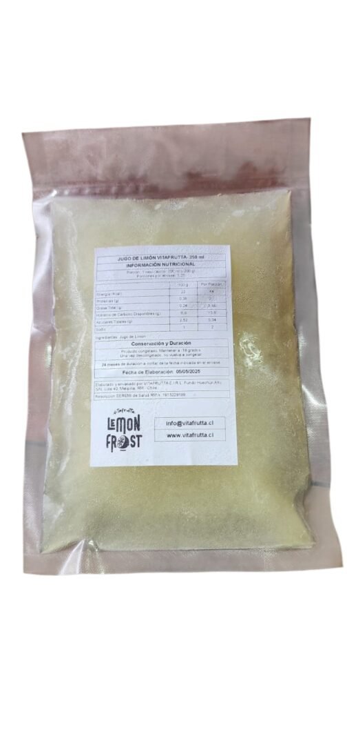 Jugo Natural Limón 250 Gramos