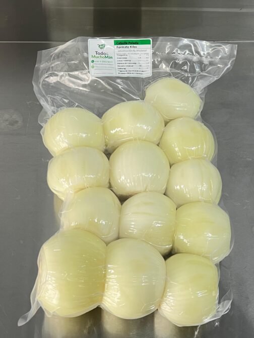 Cebolla Pelada Blanca Kilo - Imagen 2