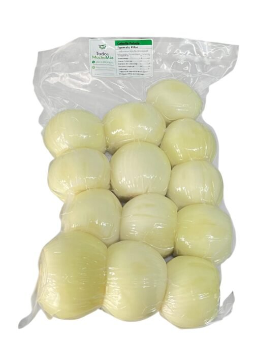 Cebolla Pelada Blanca Kilo